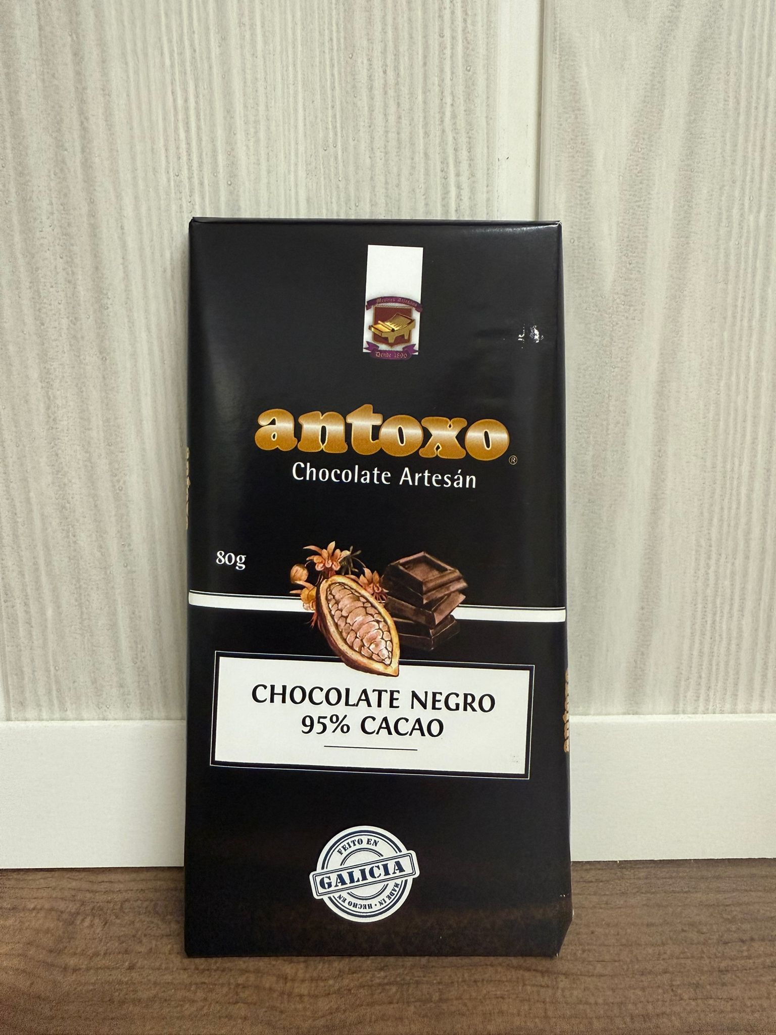 ANTOXO CHOCOLATE ARTESANO NEGRO 95% CACAO
