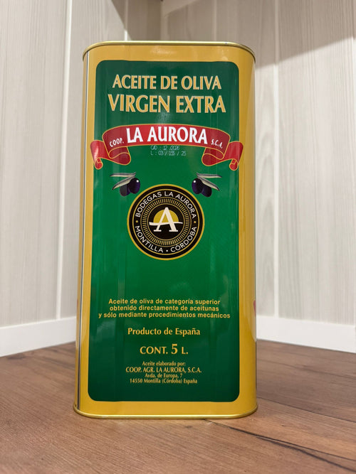 ACEITE DE OLIVA VIRGEN EXTRA LA AURORA LATA 5L